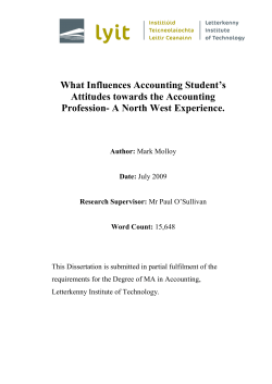 What Influences Acco