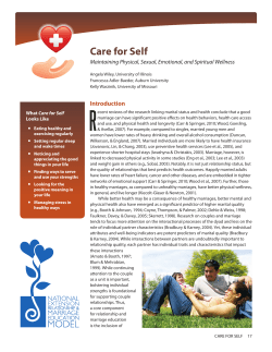 Care for Self - University of Georgia