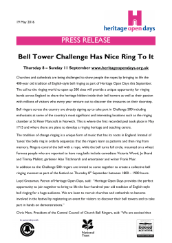 press release - Heritage Open Days