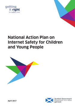 National Action Plan on Internet Safety for Children and Young People