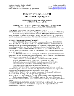 First Assignments GOTANDA: