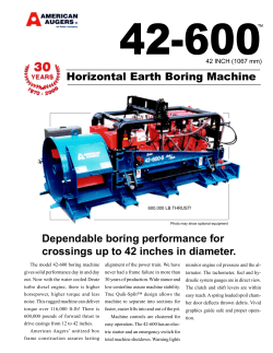 Horizontal Earth Boring Machine Dependable boring
