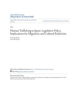 Human Trafficking in Japan