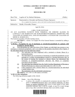 Edition 1 - North Carolina General Assembly