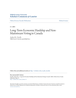 Long-Term Economic Hardship and Non