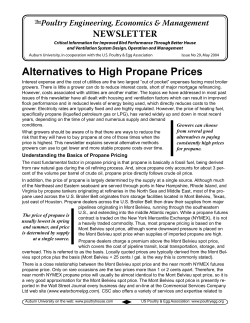 Alternatives to High Propane Prices