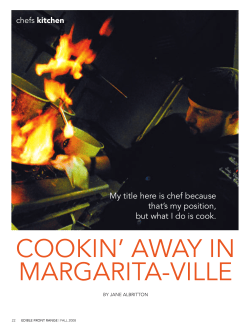 to read the full article - The Margarita at Pine Creek