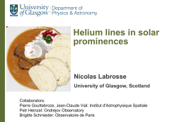 Helium lines in solar prominences