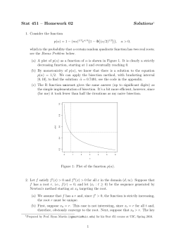 Stat 451 &ndash; Homework 02 Solutions1