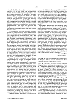 553 Jane Drakard draws her analysis from three sources: almost a