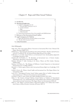 The Geneva Conventions in Context - Penn Law