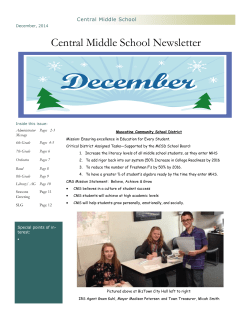 NEWSLETTER Dec. 2014 - Muscatine Community School District