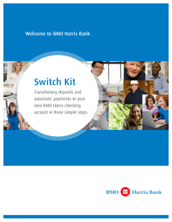 Switch Kit - BMO Harris