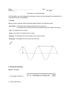 Phet Wave KEY