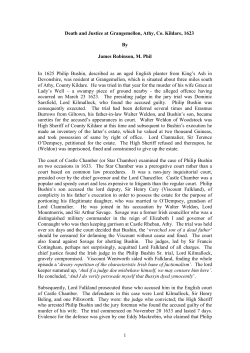 Death and Justice, Grangemellon ,1623