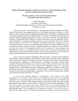 The Idea of Africa - University of Rochester