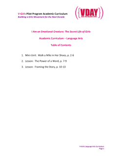 Health Lesson: I Am an Emotional Creature - V-Day