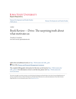 Book Review&mdash;Drive - Iowa State University Digital Repository