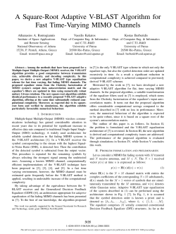 A Square-Root Adaptive V-BLAST Algorithm for Fast Time