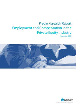 Employment and Compensation in the Private Equity Industry