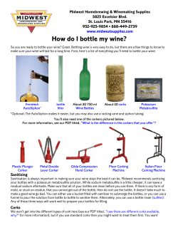 How do I bottle my wine?