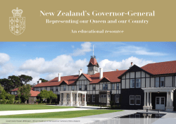 New Zealand`s Governor-General