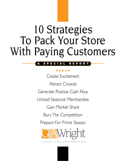 2. Conduct a Summer Sidewalk Sale