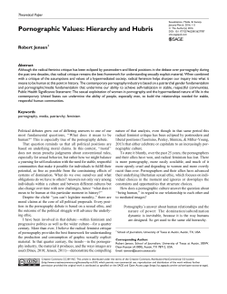 Pornographic Values