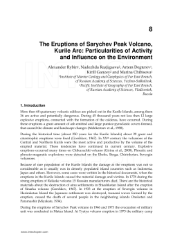 8 The Eruptions of Sarychev Peak Volcano, Kurile Arc