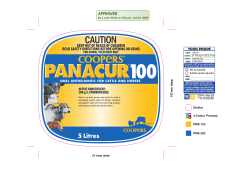 Label - Coopers Animal Health