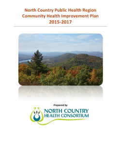 North Country Public Health Region Community Health