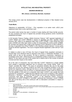 Paper - Andrew Brown QC