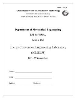 Energy Conversion Engineering Laboratory