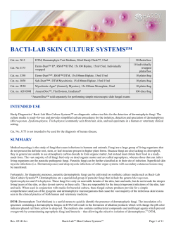 Bacti-Lab Skin Culture Systems