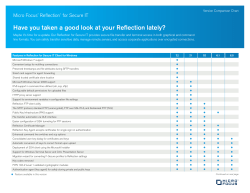 Have you taken a good look at your Reflection lately?