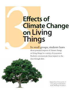 Effects of Climate Change on Living Things