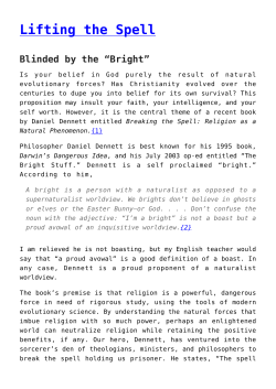 Lifting the Spell - Probe Ministries