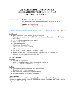 Halloween Hustle Tourney Rules