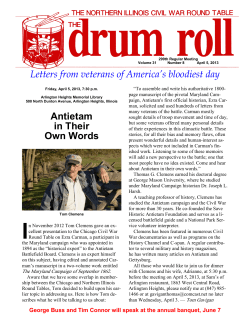 Letters from veterans of America`s bloodiest day Antietam in Their