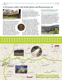 A Pyrenean valley with fertile plains and Romanesque art