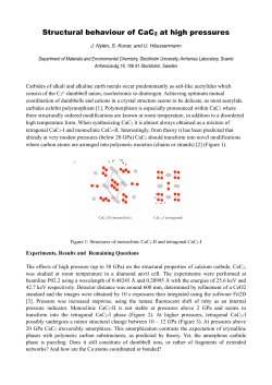 Structural behaviour of CaC2 at high pressures