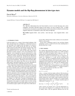 Dynamo models and the flip-flop phenomenon in late