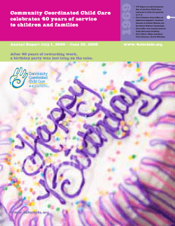 Community Coordinated Child Care celebrates 40 years of service