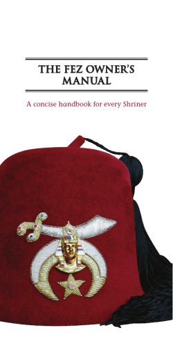 the fez owner`s manual