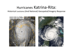 Hurricanes Katrina-Rita - Louisiana Geographic Information Center