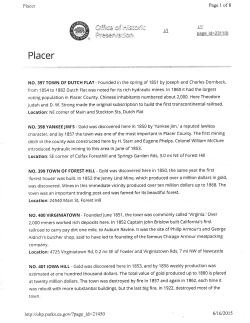 30 - Placer County Air Pollution Control District