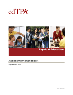 Physical Education Assessment Handbook