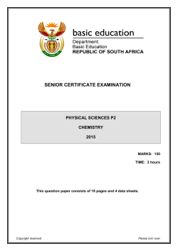 Paper 2 - Department of Basic Education