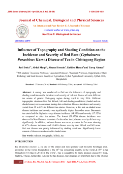 Influence of Topography and Shading Condition on the Incidence