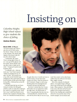 Columbia Heights High School refuses to give students the choice of